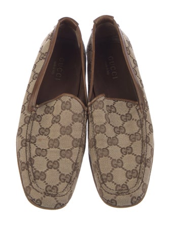 Gucci GG Canvas Canvas Loafers