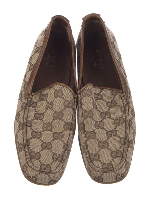 Gucci GG Canvas Canvas Loafers