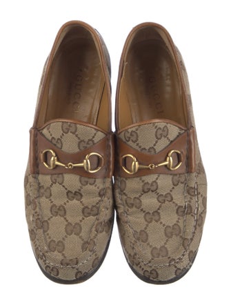 Gucci GG Canvas Canvas Loafers