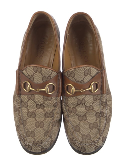 Gucci GG Canvas Canvas Loafers