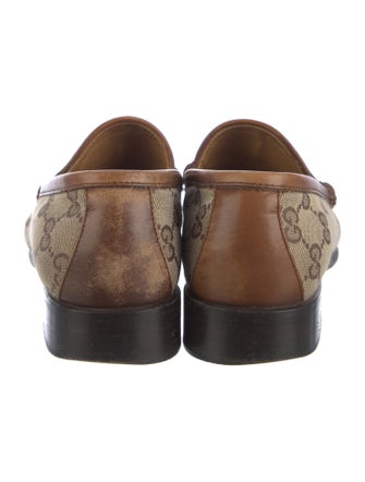Gucci GG Canvas Canvas Loafers