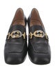 Gucci Interlocking G Logo Leather Pumps