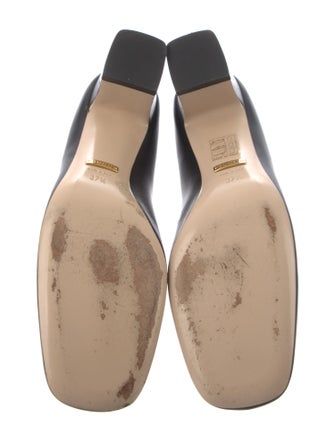 Gucci Interlocking G Logo Leather Pumps
