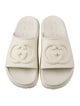 Gucci Platm Interlocking G Logo Slides