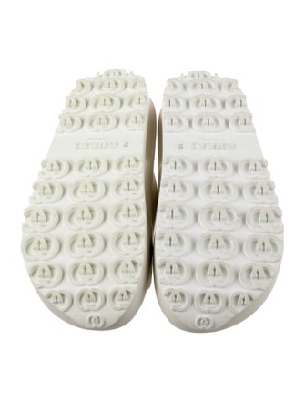 Gucci Platm Interlocking G Logo Slides