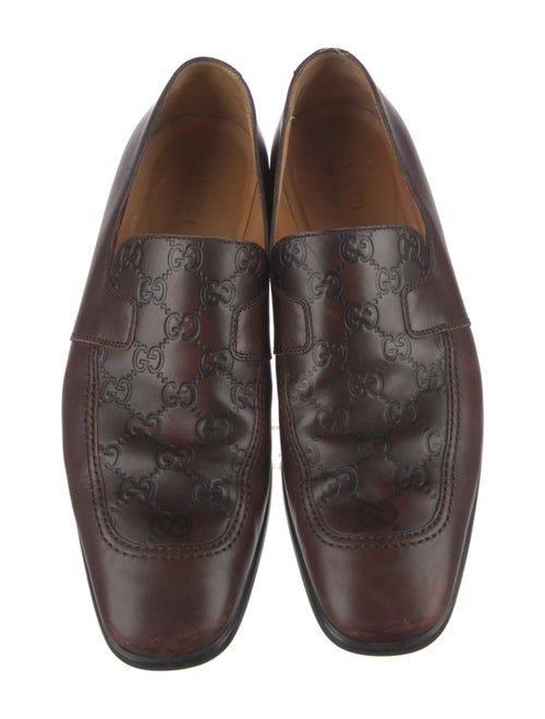 Gucci GG Signature Leather Loafers