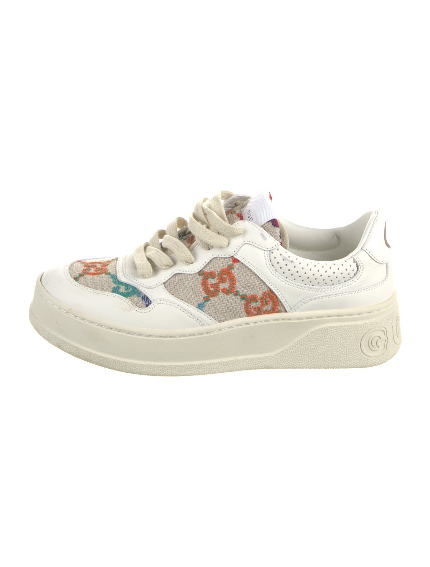 Gucci GG Canvas Leather Sneakers
