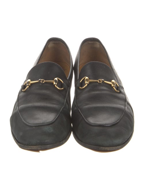 Gucci Horsebit Accent Leather Loafers