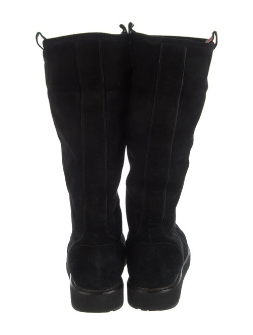 Gucci Web Accent Suede Boots