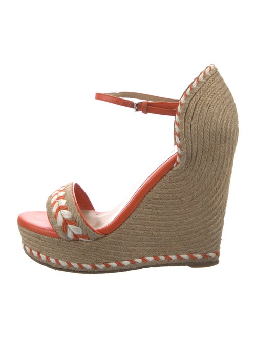 Gucci Raffia Printed Espadrilles