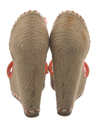 Gucci Raffia Printed Espadrilles