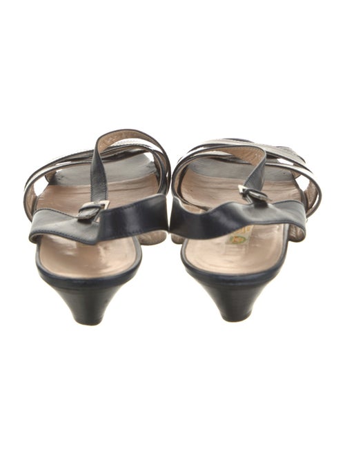 Gucci Leather Slingback Sandals