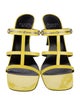 Gucci Horsebit Accent Patent Leather Slides