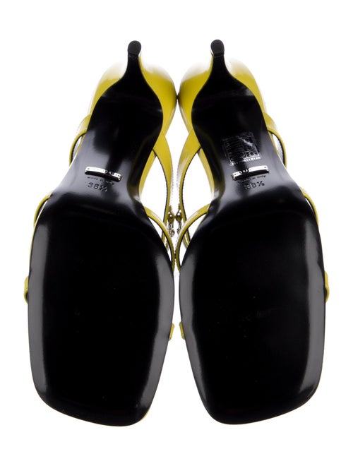 Gucci Horsebit Accent Patent Leather Slides