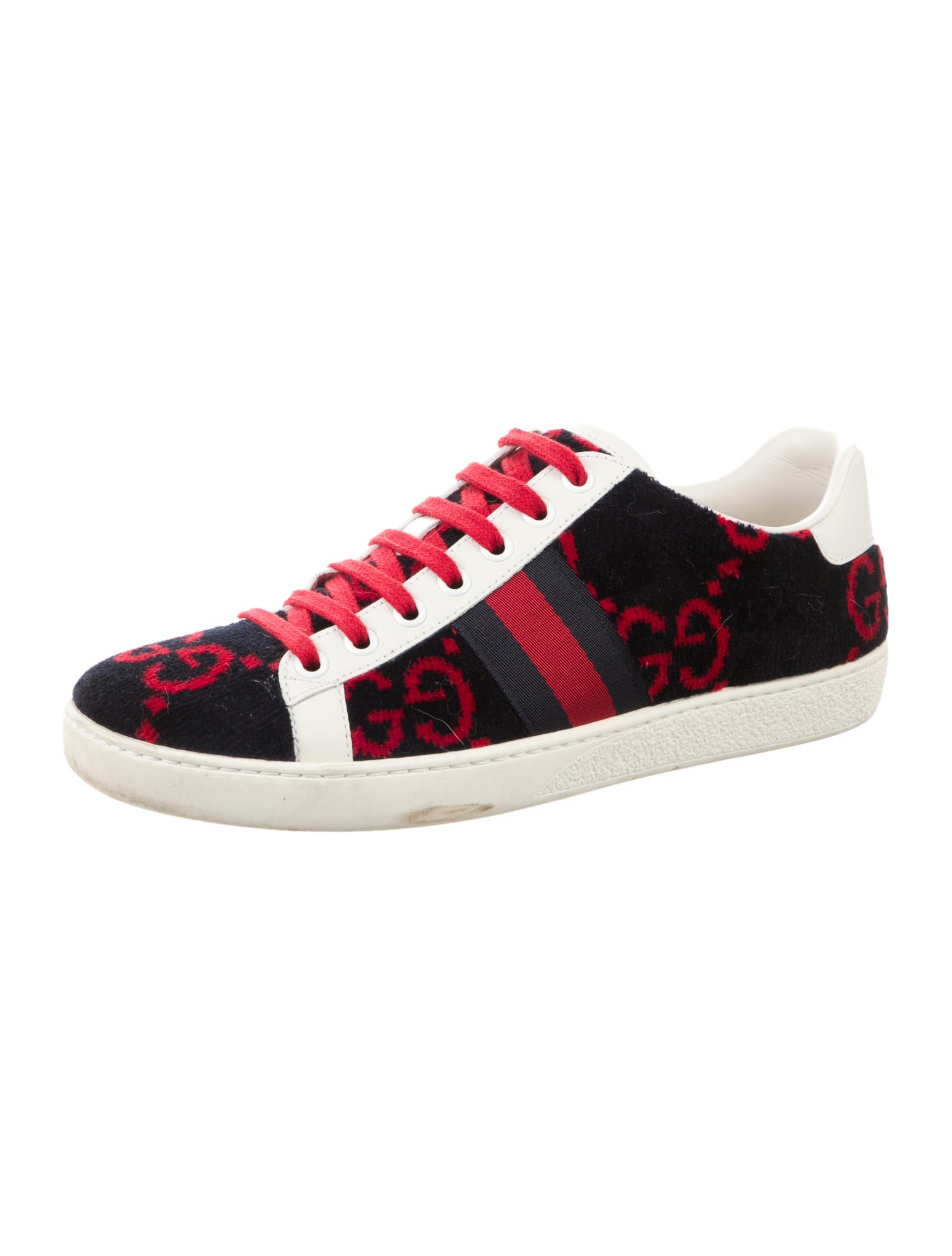 Gucci GG Logo Terry Cloth Sneakers