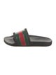 Gucci Web Accent Rubber Slides