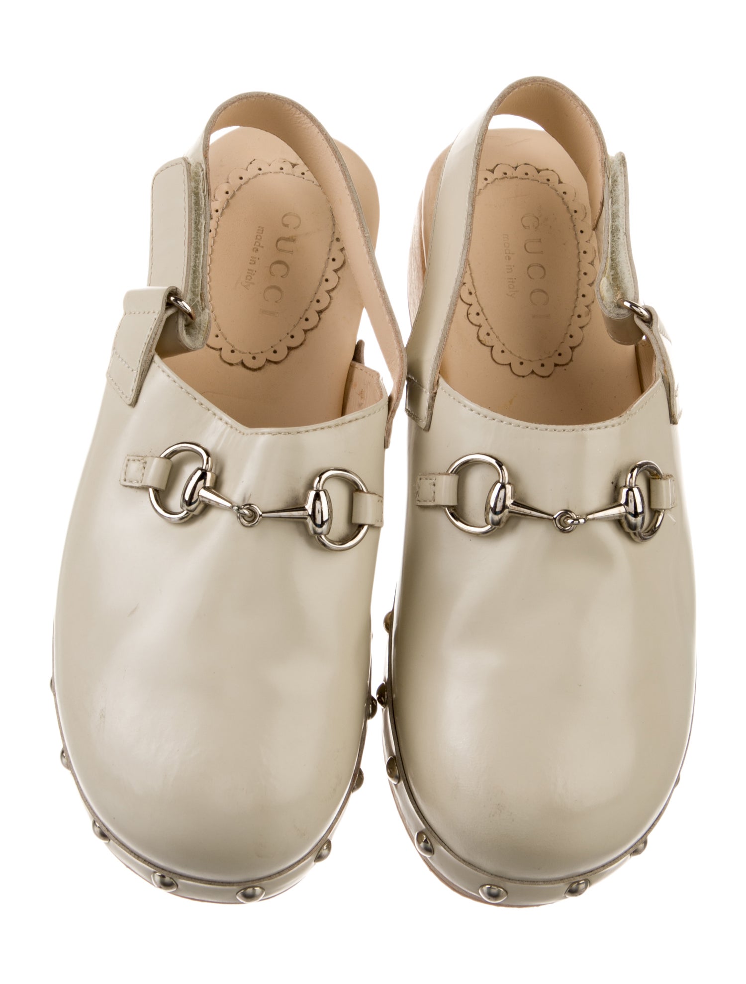 Gucci Girls Mid Heal Mule