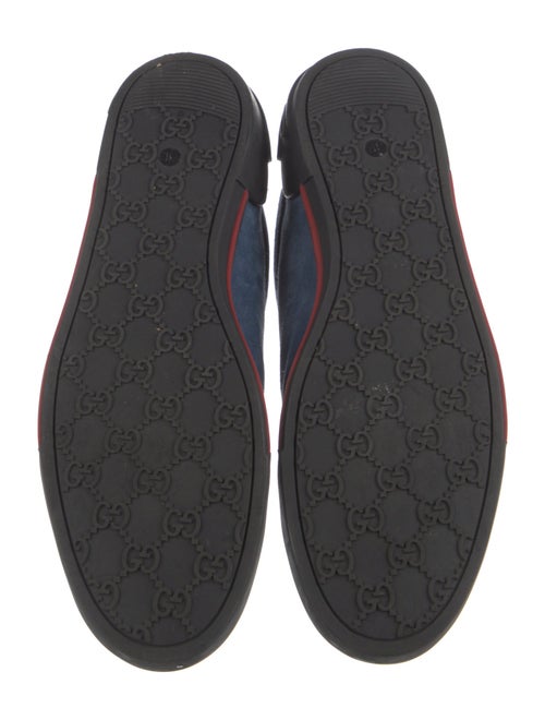 Gucci Signature Logo Suede Sneakers