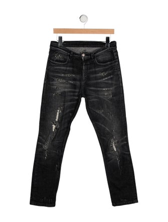 Gucci Mid-Rise Straight Leg Jeans