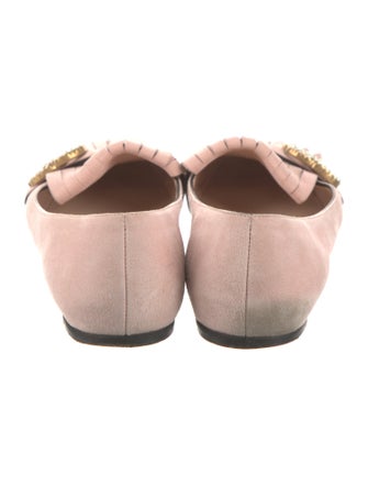 Gucci Double G Logo Suede Loafers