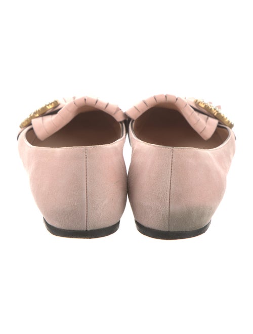 Gucci Double G Logo Suede Loafers