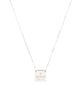 Gucci Trademark Square Pendant Necklace