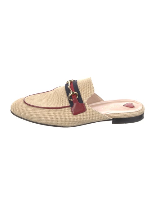 Gucci Web Accent Canvas Mules