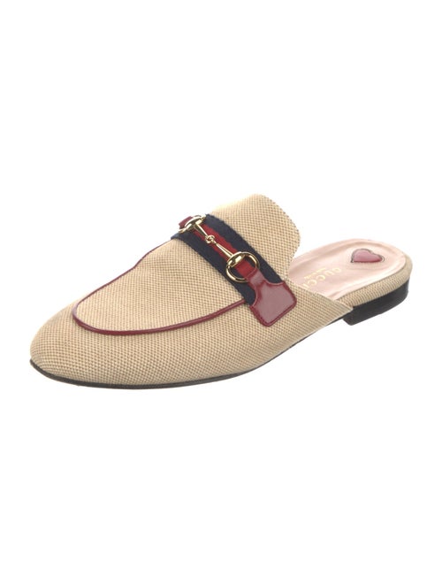 Gucci Web Accent Canvas Mules
