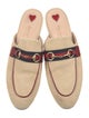 Gucci Web Accent Canvas Mules