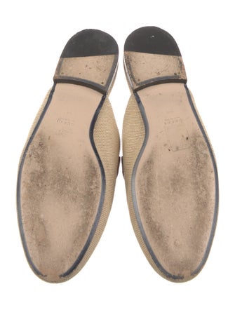 Gucci Web Accent Canvas Mules