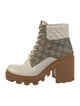 Gucci GG Supreme Combat Boots