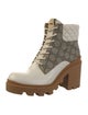 Gucci GG Supreme Combat Boots