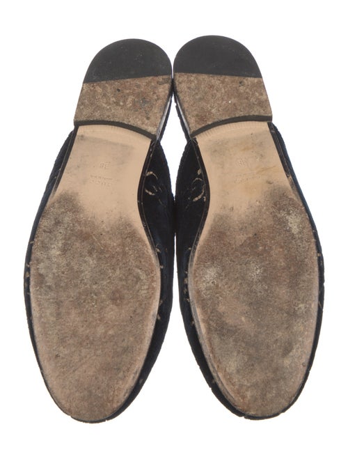 Gucci Horsebit Accent Velvet Mules