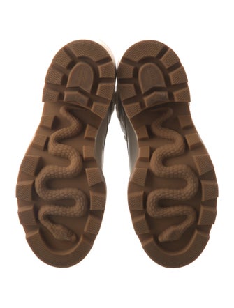 Gucci Printed Lace-Up Boots