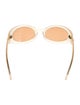 Gucci Narrow Tinted Sunglasses