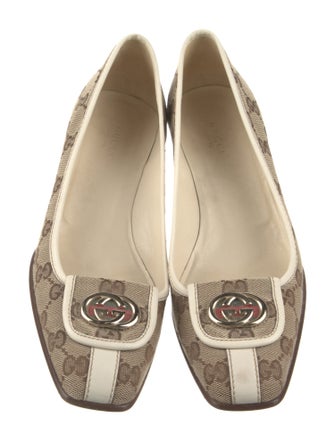 Gucci GG Canvas Canvas Flats