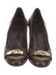 Gucci Horsebit Accent Leather Pumps