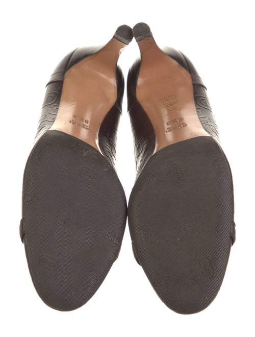 Gucci Horsebit Accent Leather Pumps