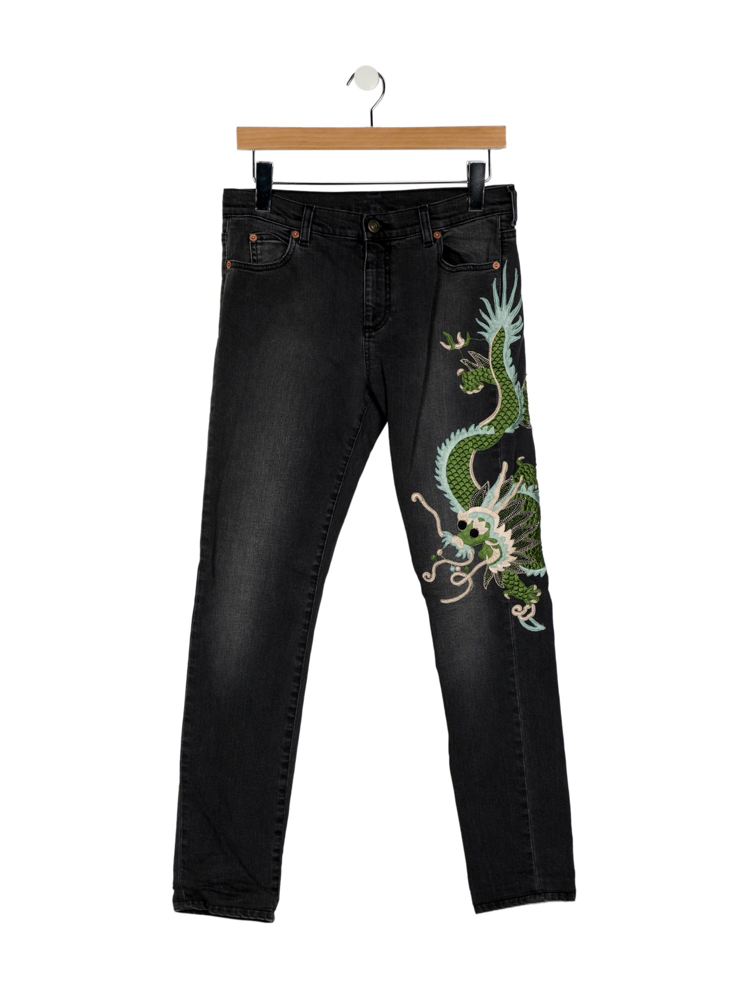 Gucci Mid-Rise Skinny Leg Jeans