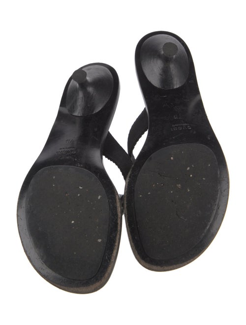 Gucci Interlocking G Logo Leather Slides