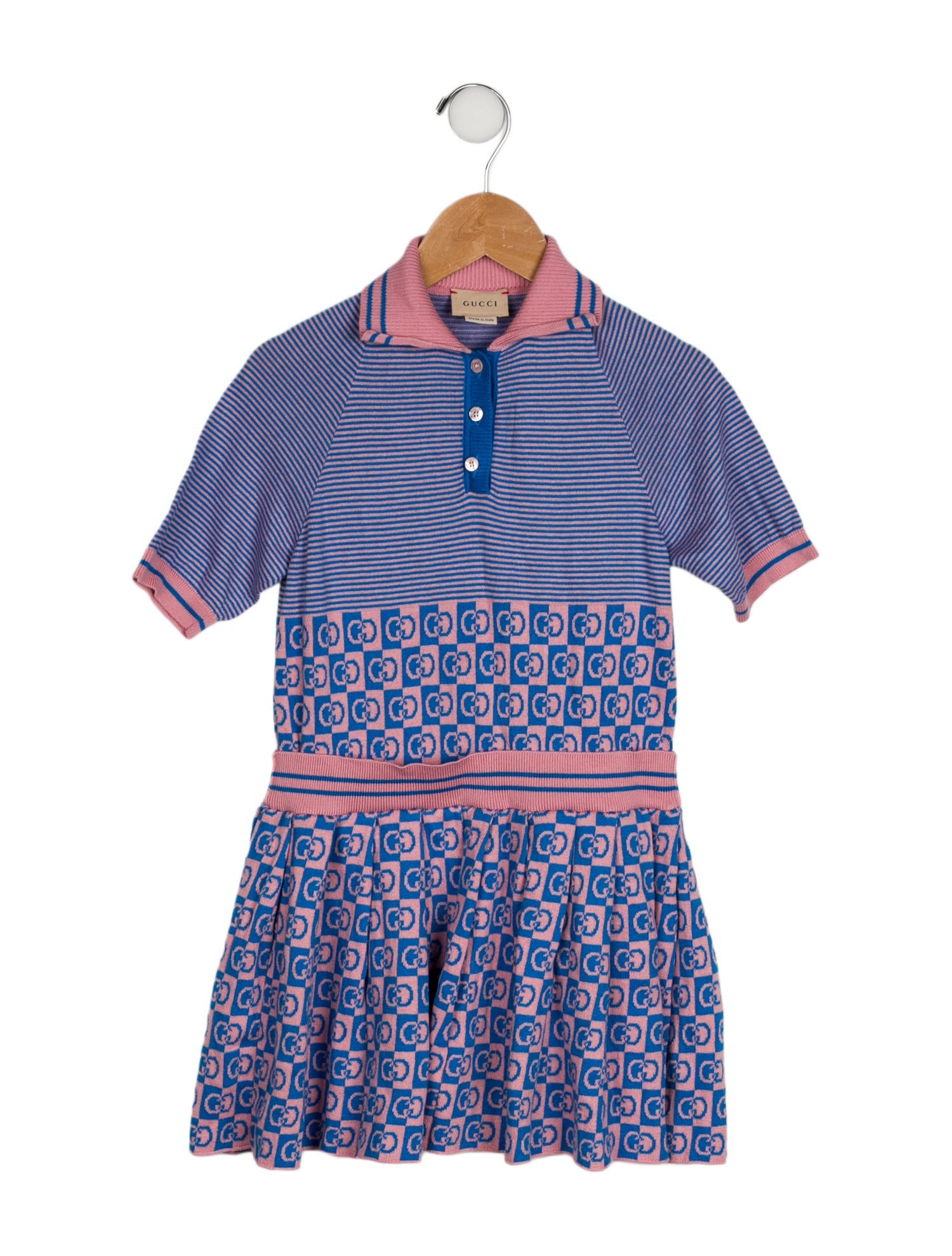 Gucci Girls Pattern Print Dress