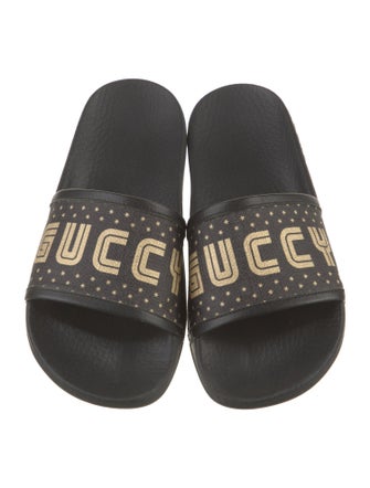 Gucci Printed Slides