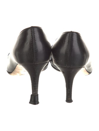 Gucci Hasler Horsebit Accent Leather Pumps