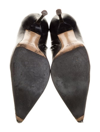 Gucci Bamboo Accent Leather Boots