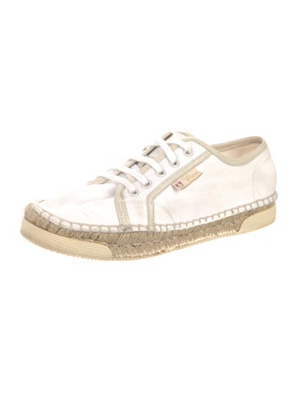 Gucci Web Accent Canvas Espadrille Sneakers