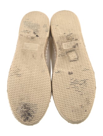 Gucci Web Accent Canvas Espadrille Sneakers