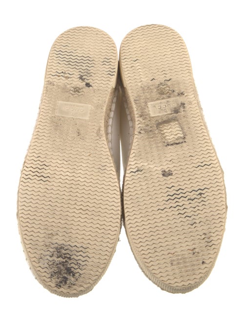 Gucci Web Accent Canvas Espadrille Sneakers