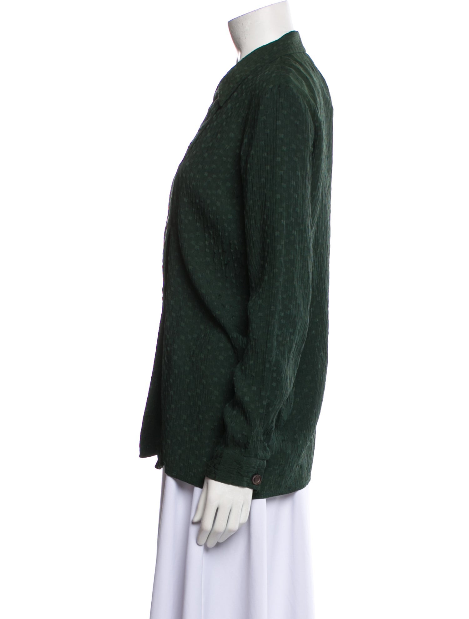 Gucci Vintage 1980's Button-Up Top