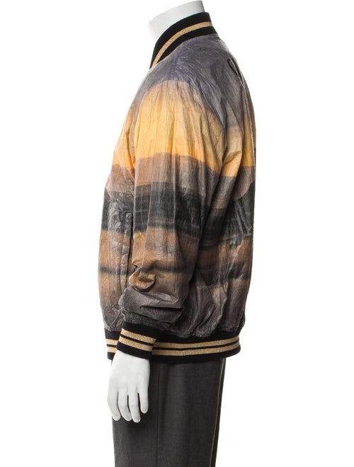 Gucci Plaid Print Bomber Jacket