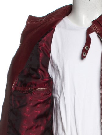 Gucci Late 2000's - Early 2010's Lamb Leather Moto Jacket